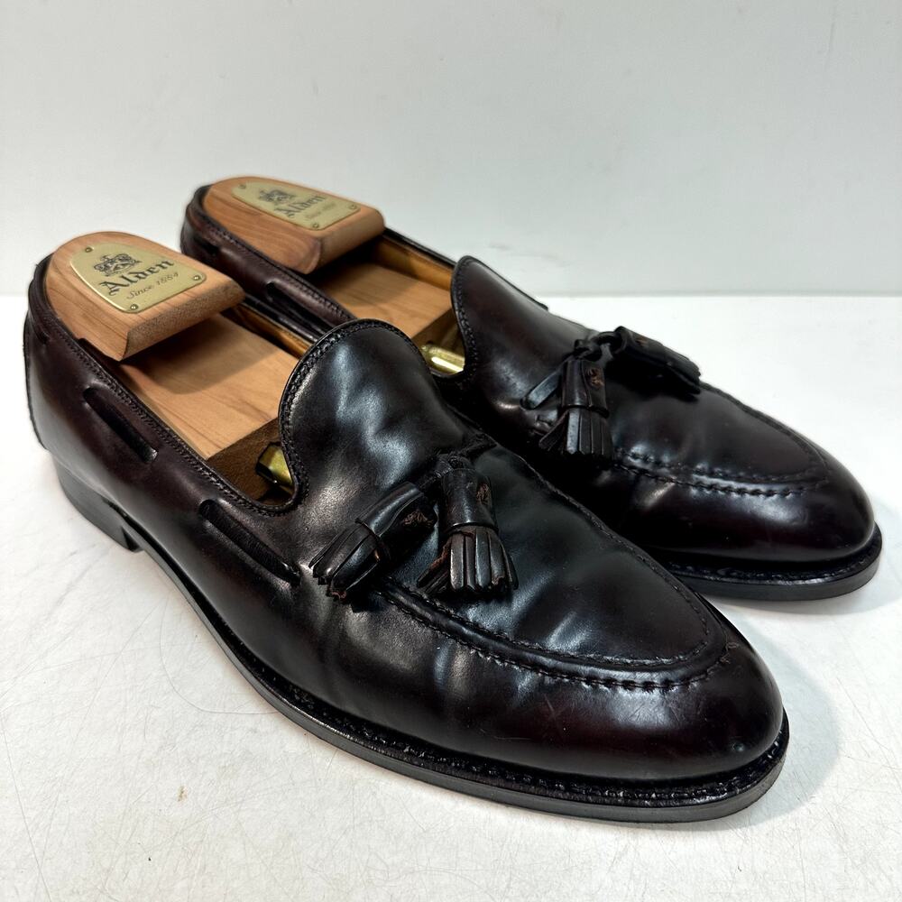 RESOLED Alden x Brooks Brothers 772 Color 8 Shell Cordovan Tassel Loafer 9.5 B